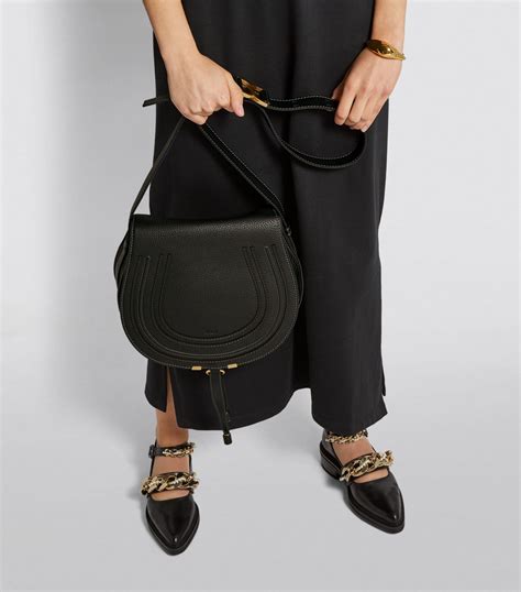 chloe marcie saddle bag medium|chloé medium marcie leather satchel.